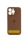 Чохол Silicone Case Full Camera Protective (AA) для Apple iPhone 17 Pro (6.3) - Коричневий / Brown - фото