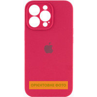 Чехол Silicone Case Full Camera Protective (AA) для Apple iPhone 17 Pro (6.3) - Красный / Rose Red