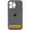 Чохол Silicone Case Full Camera Protective (AA) для Apple iPhone 17 Pro (6.3) - Сірий / Dark Gray