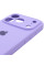 Чохол Silicone Case Full Camera Protective (AA) для Apple iPhone 17 Pro (6.3) - Бузковий / Dasheen - фото