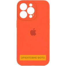 Чохол Silicone Case Full Camera Protective (AA) для Apple iPhone 17 Pro (6.3) - Помаранчевий / Orange