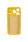 Чохол Silicone Case Full Camera Protective (AA) для Apple iPhone 17 Pro Max (6.9) - Жовтий / Yellow - фото