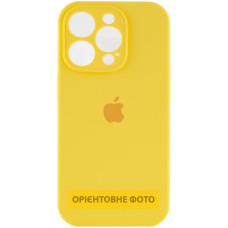 Чехол Silicone Case Full Camera Protective (AA) для Apple iPhone 17 Pro Max (6.9) - Желтый / Yellow