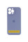 Чохол Silicone Case Full Camera Protective (AA) для Apple iPhone 17 Pro Max (6.9) - Сірий / Lavender Gray - фото