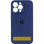 Чехол Silicone Case Full Camera Protective (AA) для Apple iPhone 17 Pro Max (6.9) - Синий / Deep navy