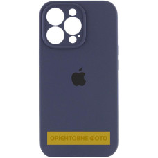 Чехол Silicone Case Full Camera Protective (AA) для Apple iPhone 17 Pro Max (6.9) - Темно-синий / Midnight blue