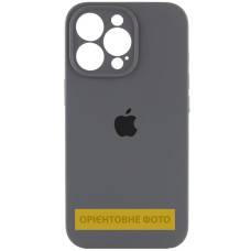 Чехол Silicone Case Full Camera Protective (AA) для Apple iPhone 17 Air (6.5) - Серый / Dark Gray