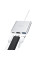 Перехідник HUB Hoco HB14 Type-C to USB3.0+HDMI+PD - Сталевий - фото