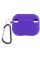 Силиконовый футляр с микрофиброй для наушников Airpods Pro 3 - Фиолетовый / Ultra Violet - фото