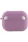 Силиконовый футляр с микрофиброй для наушников Airpods Pro 3 - Лиловый / Lilac Pride - фото