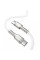 Дата кабель Baseus Cafule Metal Type-C to Type-C 100W (2m) (CATJK-D) - Білий - фото