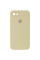 Чехол Silicone Case Square Full Camera Protective (AA) для Apple iPhone 7 / 8 / SE (2020) (4.7) - Желтый / Mellow Yellow - фото