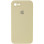 Чехол Silicone Case Square Full Camera Protective (AA) для Apple iPhone 7 / 8 / SE (2020) (4.7) - Желтый / Mellow Yellow