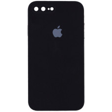 Чехол Silicone Case Square Full Camera Protective (AA) для Apple iPhone 7 plus/8 plus (5.5) - Черный / Black