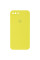 Чохол Silicone Case Square Full Camera Protective (AA) для Apple iPhone 7 plus / 8 plus (5.5) - Жовтий / Bright Yellow - фото
