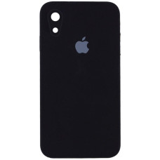 Чехол Silicone Case Square Full Camera Protective (AA) для Apple iPhone XR (6.1) - Черный / Black