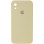 Чехол Silicone Case Square Full Camera Protective (AA) для Apple iPhone XR (6.1) - Желтый / Mellow Yellow