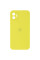 Чохол Silicone Case Square Full Camera Protective (AA) для Apple iPhone 11 (6.1) - Жовтий / Bright Yellow - фото