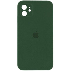 Чохол Silicone Case Square Full Camera Protective (AA) для Apple iPhone 11 (6.1) - Зелений / Cyprus Green