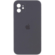 Чохол Silicone Case Square Full Camera Protective (AA) для Apple iPhone 11 (6.1) - Сірий / Charcoal Gray