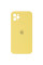 Чехол Silicone Case Square Full Camera Protective (AA) для Apple iPhone 11 Pro Max (6.5) - Желтый / Canary Yellow - фото
