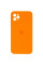 Чехол Silicone Case Square Full Camera Protective (AA) для Apple iPhone 11 Pro Max (6.5) - Оранжевый / Bright Orange - фото