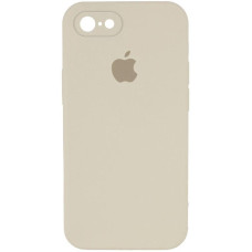 Чохол Silicone Case Square Full Camera Protective (AA) для Apple iPhone 6/6s (4.7) - Бежевий / Antique White