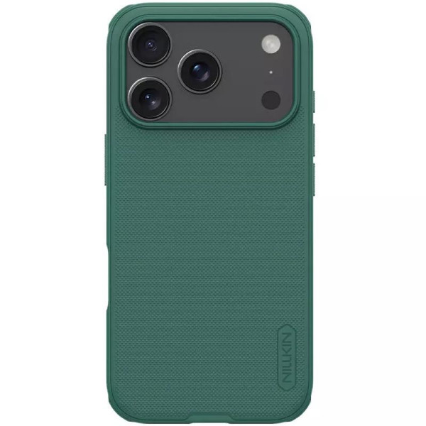 Чехол Nillkin Matte Pro для Apple iPhone 17 Pro Max (6.9) - Зеленый / Deep Green | inMobi Чехол Nillkin Matte Pro для Apple iPhone 17 Pro Max (6.9) - Зеленый / Deep Green - фото