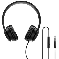 Накладные наушники Borofone BO5 (3.5mm/1.2m) - Черный