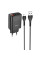 Мережевий зарядний пристрій Hoco C86A Balance 2.4A (2USB-A) + кабель USB to MicroUSB - Чорний - фото