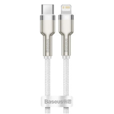 Дата кабель Baseus Cafule Metal Type-C to Lightning PD20W (2m) (CATLJK-B) - Білий