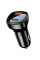 Автомобільний зарядний пристрій Acefast B4 digital display 66W(USB-C+USB-A) dual port Black - фото