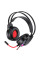 Накладні навушники Hoco W105 Joyful (USB+3.5mm/1.2m) Червоний - фото