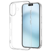 Ультратонкий силиконовый чехол Epic 1,5 мм для Apple iPhone 16 (6.1) Бесцветный (прозрачный)