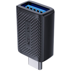 Перехідник Acefast J1 Type- Male to USB Female Black