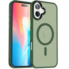 Чохол Ummi Colorful with Magnetic Fit для Apple iPhone 17 (6.3) Зелений / Dark Green
