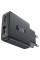 Сетевое зарядное устройство Acefast A69 PD30W GaN (USB-C+USB-A) Black - фото