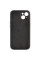 Чехол Silicone Case с защитой камеры NO LOGO для Apple iPhone 14 Plus (6.7) Черный / Black - фото