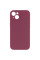 Чехол Silicone Case с защитой камеры NO LOGO для Apple iPhone 14 Plus (6.7) Бордовый / Plum - фото