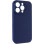Чехол Silicone Case с защитой камеры NO LOGO для Apple iPhone 15 Pro (6.1) Синий / Deep navy