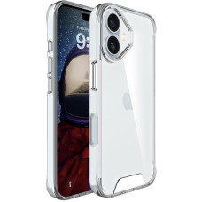 Чохол TPU Space Case transparent для Apple iPhone 17 (6.3) Прозорий