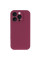 Чехол Silicone Case с защитой камеры NO LOGO для Apple iPhone 15 Pro (6.1) Бордовый / Plum - фото