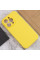 Чехол Silicone Case с защитой камеры NO LOGO для Apple iPhone 15 Pro (6.1) Желтый / Yellow - фото