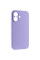 Чохол Silicone Case із захистом камери NO LOGO для Apple iPhone 16 Plus (6.7) Бузковий / Dasheen - фото