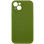 Чехол Silicone Case с защитой камеры NO LOGO для Apple iPhone 13 (6.1) Зеленый / Dark Olive