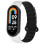 Ремешок Dual-color Magnetic для Xiaomi Mi Band 9/8/10 White / Black