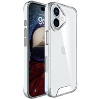 Чохол TPU Space Case transparent для Apple iPhone 16 Plus (6.7) Прозорий
