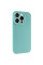 Чехол Silicone Case с защитой камеры NO LOGO для Apple iPhone 15 Pro (6.1) Бирюзовый / Marine Green - фото