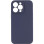 Чехол Silicone Case с защитой камеры NO LOGO для Apple iPhone 16 Pro (6.3) - Темно-синий / Midnight blue