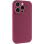 Чехол Silicone Case с защитой камеры NO LOGO для Apple iPhone 15 Pro (6.1) Бордовый / Plum